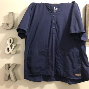 Barco navy scrub top 2XL